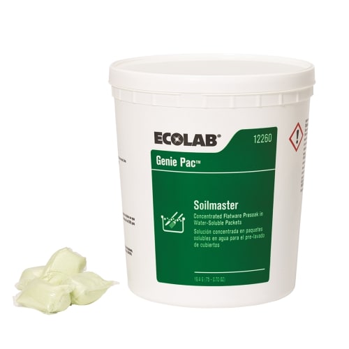 Ecolab® Genie-Pac Soilmaster® 75 Count, # 6112260